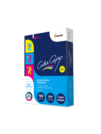 Color Copy A4, 160g, 250listů, pro laserové a inkoustové tiskárny