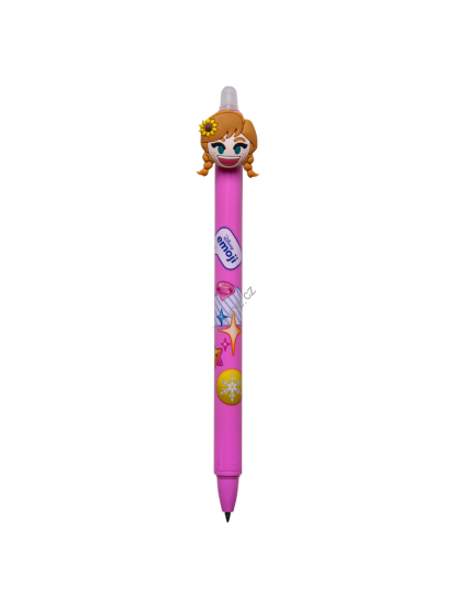 Colorino gumovatelné pero EMOJI, modrá náplň