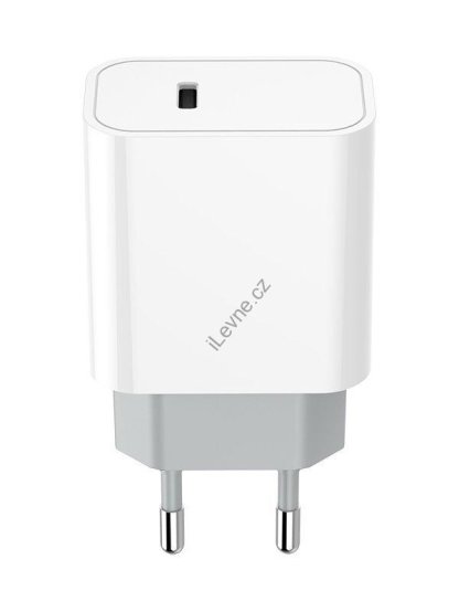 COLORWAY 1x USB-C/ síťová nabíječka/ 20W/ 100V-240V/ Bílá
