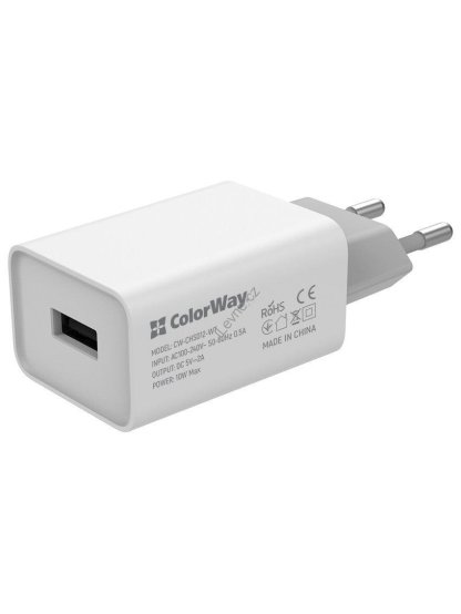 COLORWAY 1x USB/ síťová nabíječka/ 10W/ 100V-240V