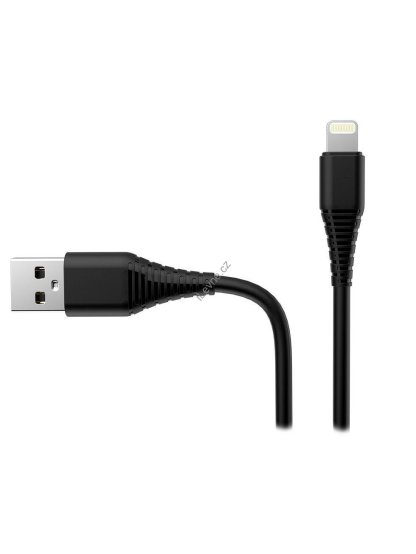 Colorway Datový Kabel USB/ Apple Lightning/ 2.4A/ 1m/ PVC/ Černý