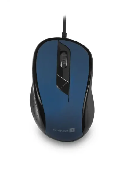 CONNECT IT Optická myš, USB, modrá