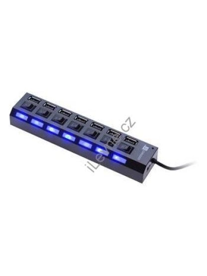 CONNECT IT USB hub Mighty switch, 7 ON/OFF portů