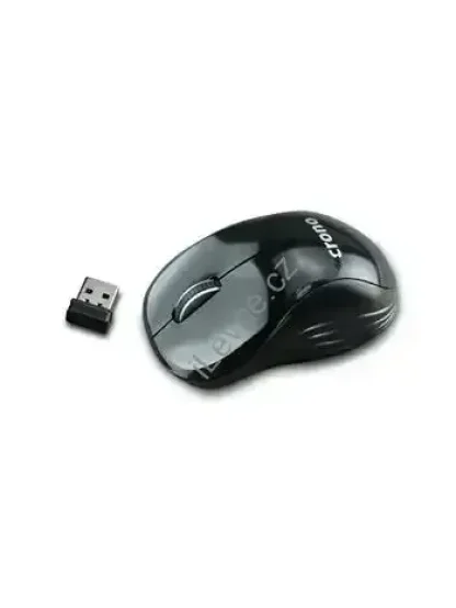CRONO myš OP-641B/ bezdrátová 2.4GHz/ 1000 dpi/ optická/ USB/ černá