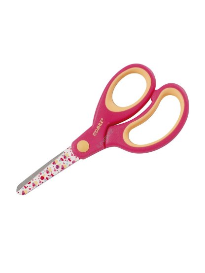 Dahle nůžky dětské, 13 cm, kulaté, červené/bonbóny
