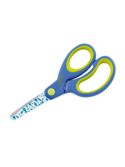 Dahle nůžky dětské, 13 cm, kulaté, modré/lízátka