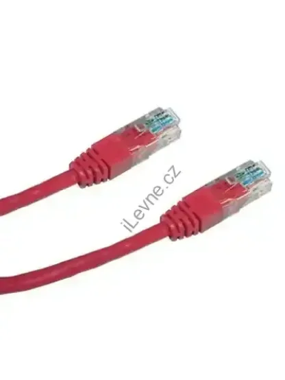 DATACOM Patch kabel UTP Cat.5e 1m, červený