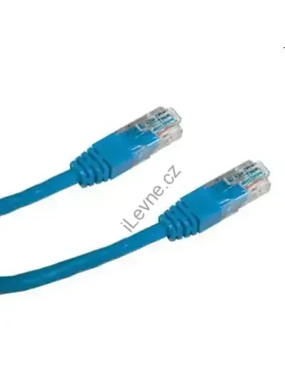 DATACOM Patch kabel UTP CAT5e 1m, modrý