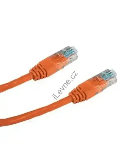 DATACOM Patch kabel UTP CAT5e 1m, oranžový