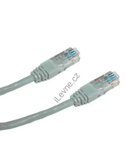 DATACOM Patch kabel UTP CAT5E 3m (x) šedý křížený