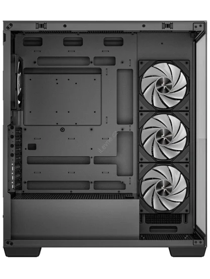 DEEPCOOL skříň CG580 4F / ATX / 4x120mm ARGB fans / 2xUSB 3.0 / panoramatická / tvrzené sklo / černá