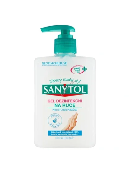 dezinfekční gel na ruce - hypoalergenní, 250 ml