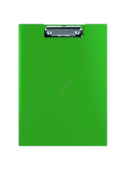 uzaviratelné desky s klipem, A4, PP, 1200 μm, zelené