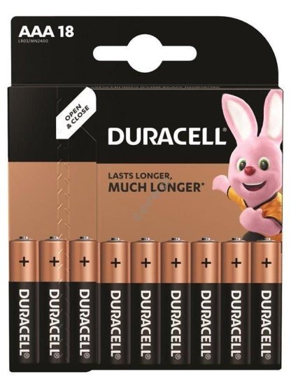 Duracell Basic alkalická baterie 18 ks (AAA)