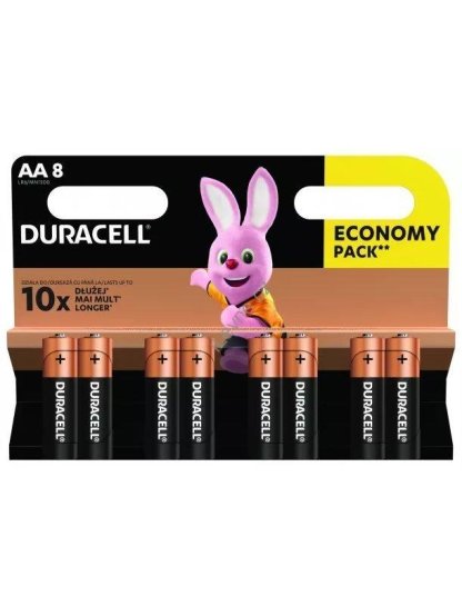 Duracell Basic alkalická baterie 8 ks (AA)