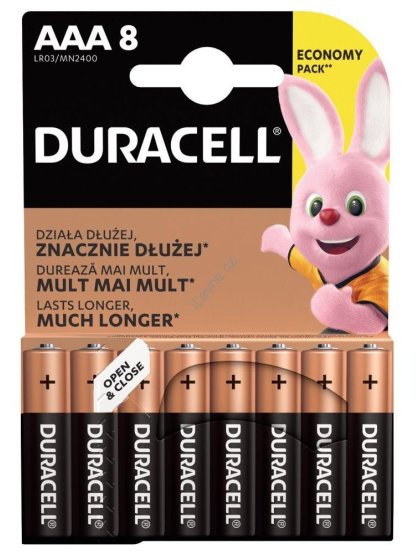 DURACELL - Basic baterie AAA 8 ks