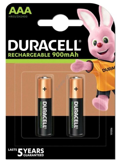 DURACELL - Nabíjecí AAA 900mAh 2 ks