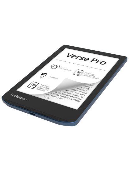 E-book POCKETBOOK 634 Verse Pro Azure, modrý