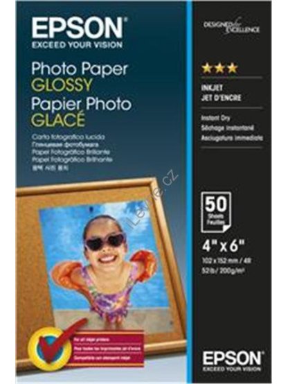 EPSON fotopapír C13S042547/ 10x15cm/ lesklý/ 50ks