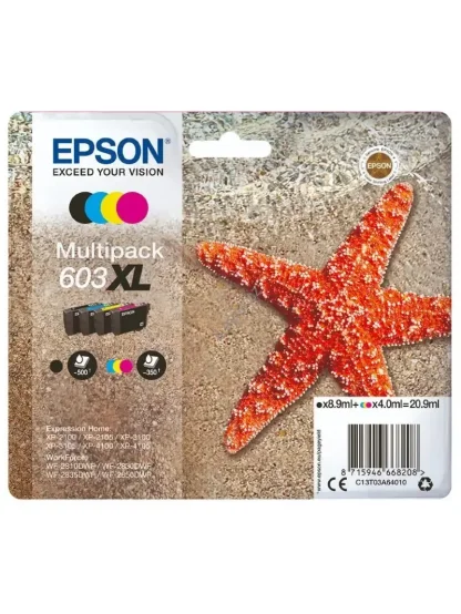 Epson inkoustové náplně - MULTIPACK 603 XL / C13T03A64010 / 4 barvy