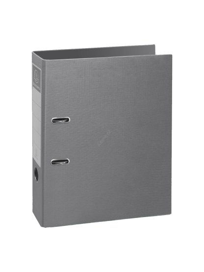 Exacompta pákový pořadač PremTouch Teksto, A4 maxi, hřbet 80 mm, karton, šedý