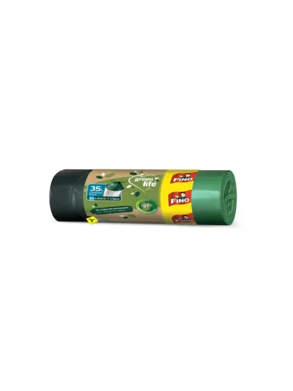 FINO Pytle na odpad Green Life zatahovací extra silné 35 l, 15 ks