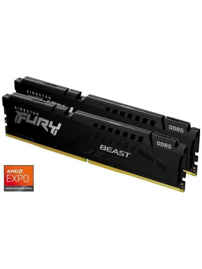 FURY Beast Black EXPO 16GB DDR5 5600MT/s / CL36 / DIMM / Kit 2x 8GB