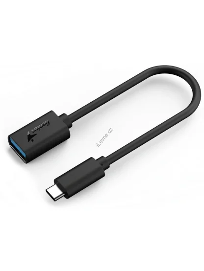 GENIUS ACC-C2AC redukce z USB-C na USB-A, černá