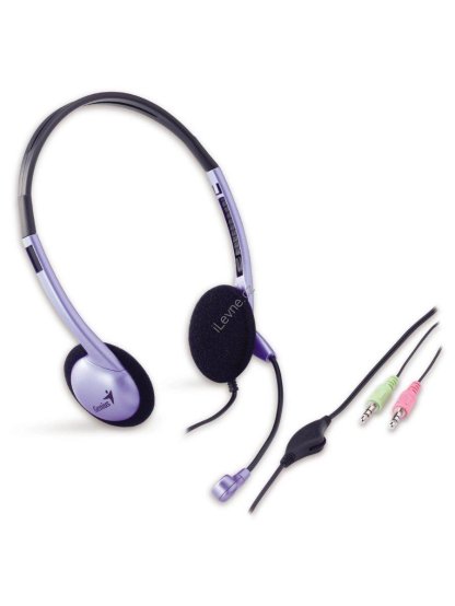 Genius headset - HS-02B (sluchátka + mikrofon)