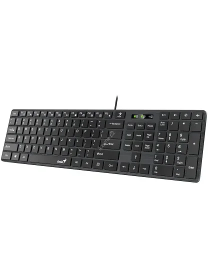 GENIUS Slimstar 126/ Drátová/ USB/ černá/ CZ+SK layout/ SmartGenius App