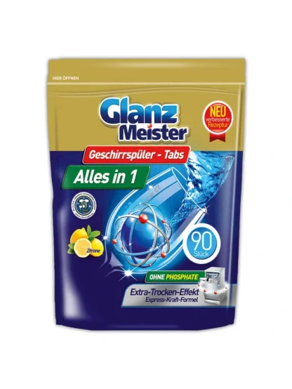 Glanz Meister Alles in 1 tablety do myčky 90ks