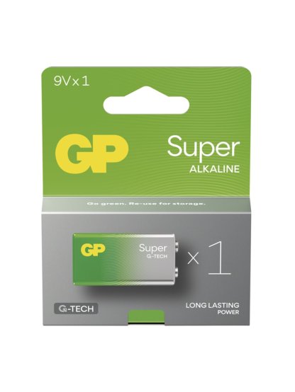 GP Alkalická baterie SUPER 9V (6LR61)