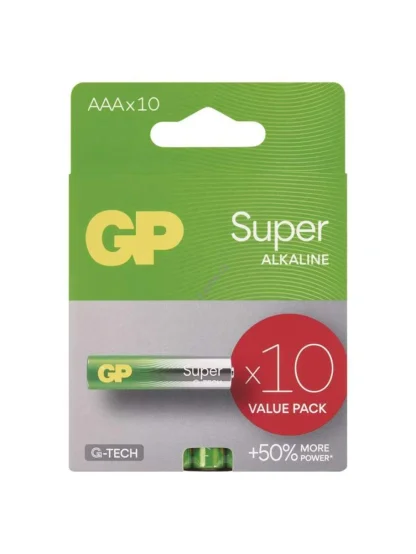 GP Alkalická baterie SUPER AAA (LR03)- 10ks