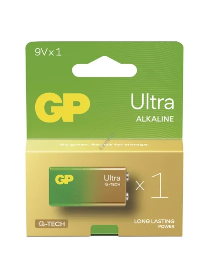 GP Alkalická baterie ULTRA 9V (6LF22) - 1ks