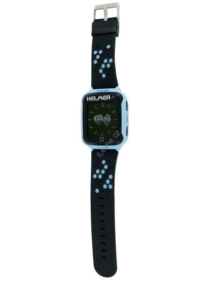 HELMER dětské hodinky LK 707 s GPS lokátorem/ dotykový display/ IP65/ micro SIM/ kompatibilní s Android a iOS/ modré