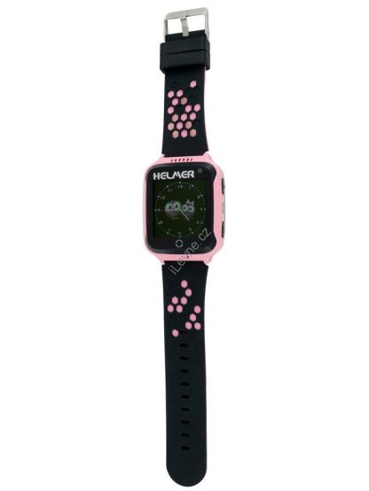 HELMER dětské hodinky LK 707 s GPS lokátorem/ dotykový display/ IP65/ micro SIM/ kompatibilní s Android a iOS/ růžové
