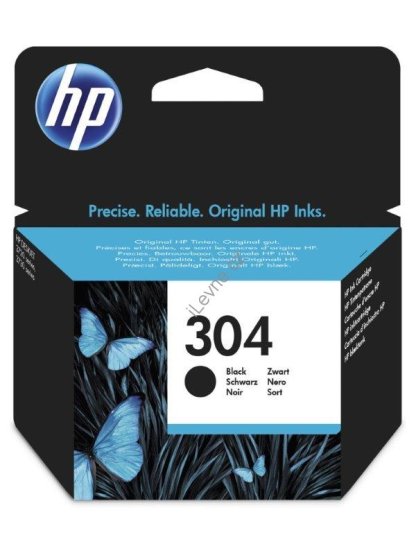 HP 304 Černá originální inkoustová kazeta