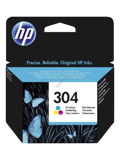 HP 304 Tříbarevná originální inkoustová kazeta