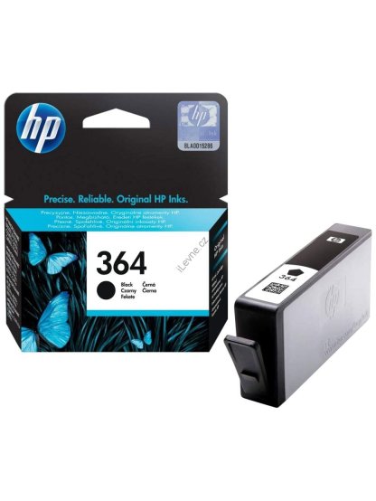 HP (364) inkoustová náplň Vivera černá CB316EE originál