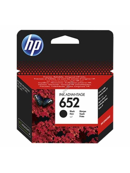 HP (652) F6V25AE - ink. náplň černá pro HP DeskJet Ink Advantage 1115, 2135, 3635, 3835, 4535, 4675 / cca. 360 stran