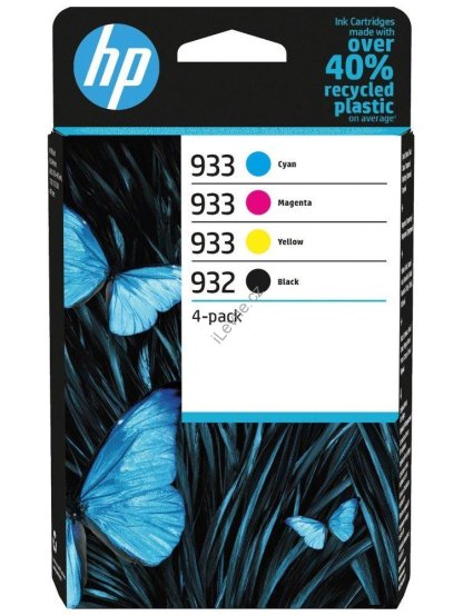 HP 932 Black / 933 CMY Original Ink Cartridge 4-Pack
