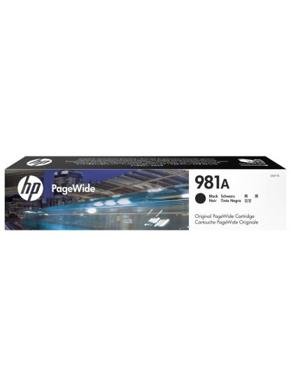 HP 981A Černá originální kazeta PageWide