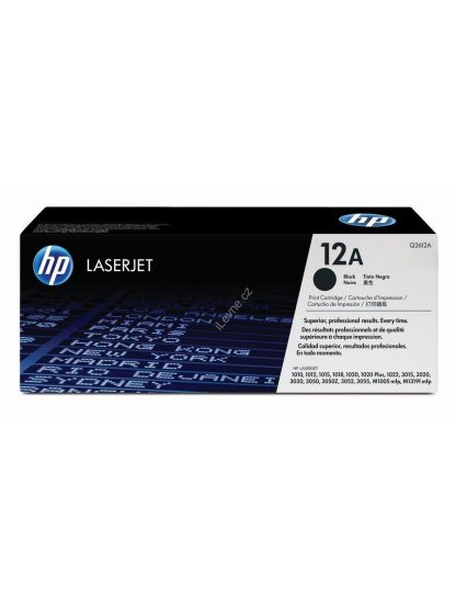 HP černý toner, Q2612A, LJ 1010, 1022 originál