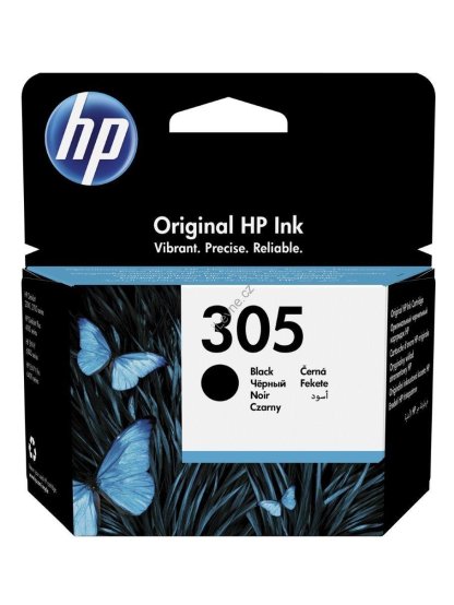 HP inkoustová kazeta 305 černá pro DeskJet 2300, 2710, 2720, DeskJet Plus 4100