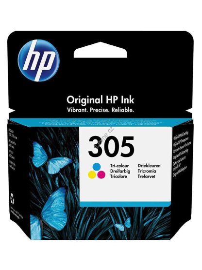 HP inkoustová kazeta 305 CMY pro DeskJet 2300, 2710, 2720, DeskJet Plus 4100