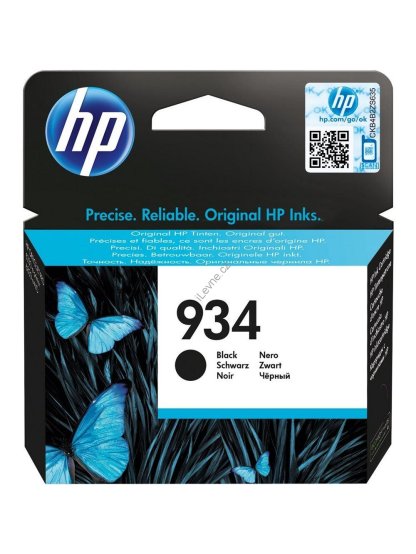 HP inkoustová kazeta 934 černá C2P19AE originál