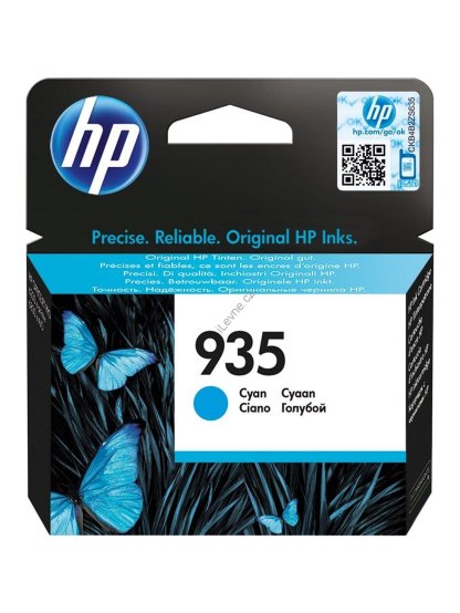 HP inkoustová kazeta 935 azurová C2P20AE originál