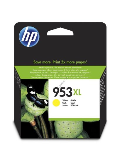 HP inkoustová kazeta 953XL žlutá F6U18AE originál