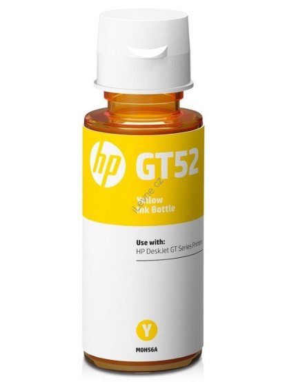HP inkoustová lahvička GT52 žlutá M0H56AE originál