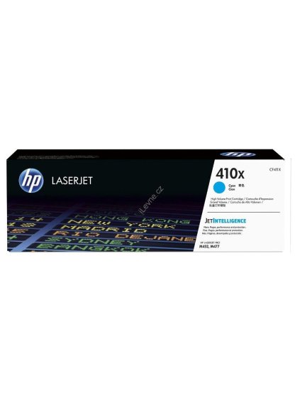 HP tisková kazeta 410X azurová originál, CF411X